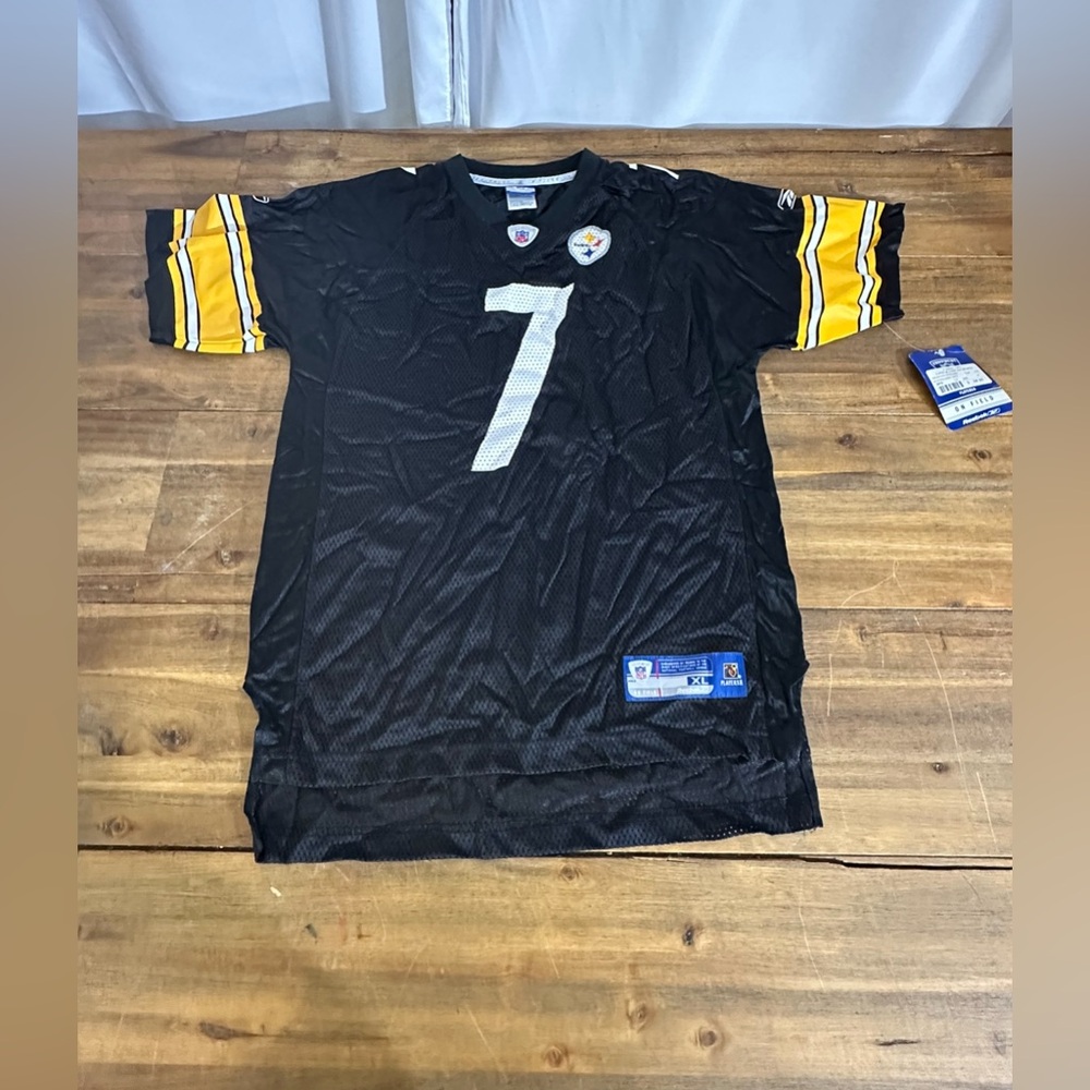 NWT Authentic Reebok Ben Roethlisberger Steelers Jersey Youth XL | SKU 0357